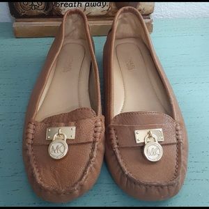 MK leather flats